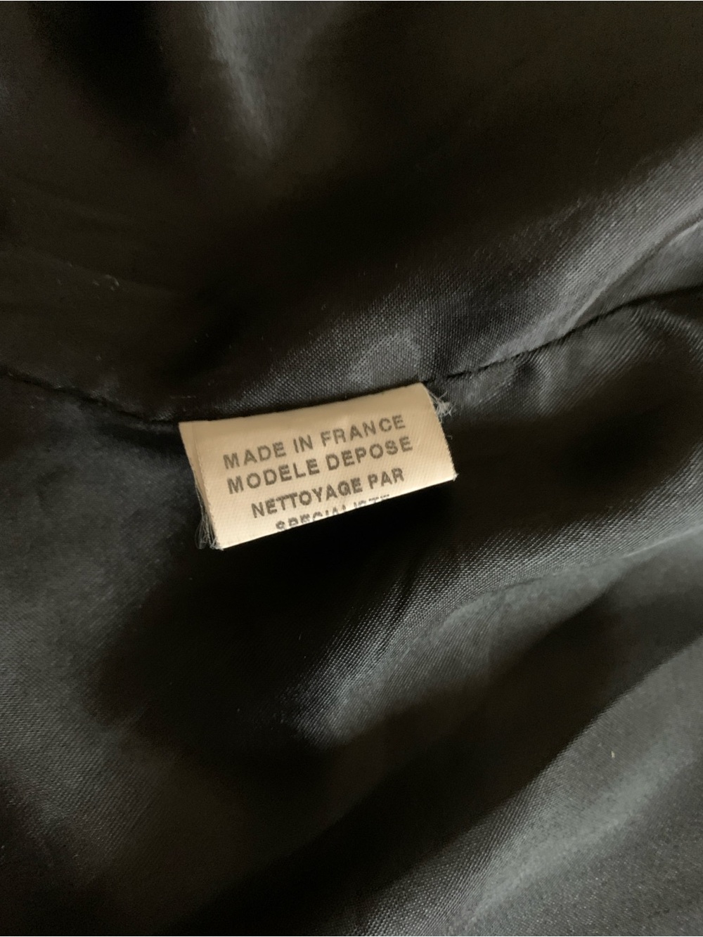Vintage Paris France Sexy Gothic Black Leather Trench Style Jacket - Picture 16 of 16